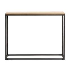 Sidetable Vancouver - Eiken/grijs - 79x100x30 Cm