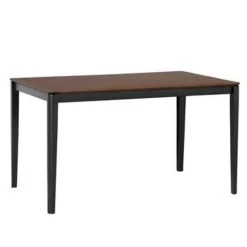 Beliani Eettafel CEDAR - Donkere Houtkleur Mdf