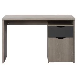 Bureau Tempo - Grijs Eikenkleur/antraciet - 76x120x55 Cm