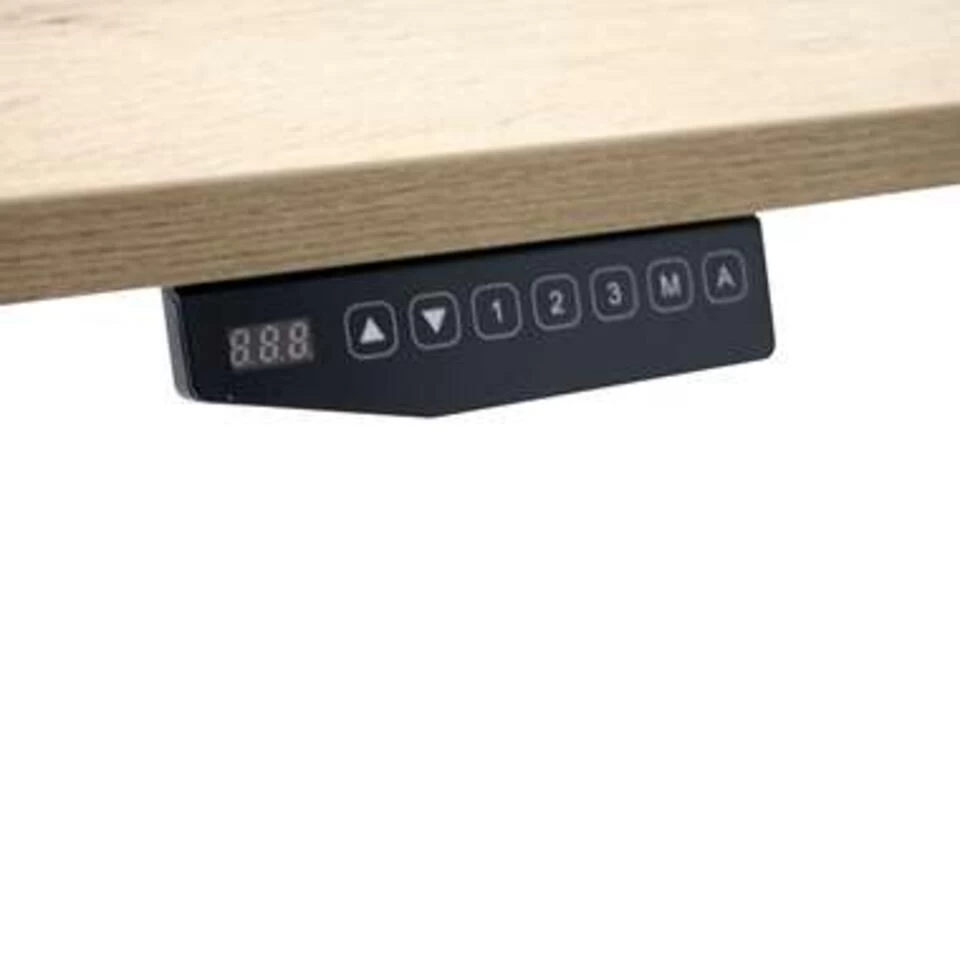 MRC COMFORT Elektrisch Zit Sta Bureau - 120x80 - Bruin Eiken - Afbeelding 3