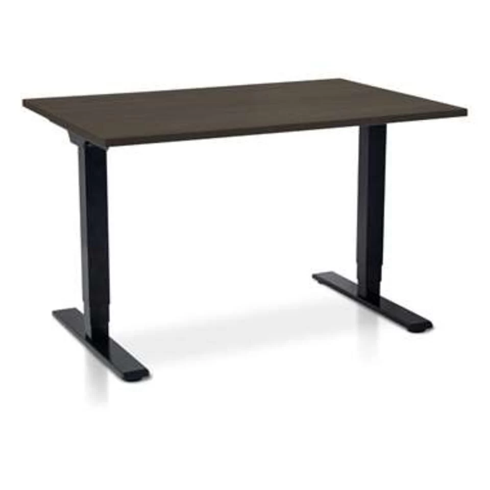 MRC COMFORT Elektrisch Zit Sta Bureau - 120x80 - Bruin Eiken