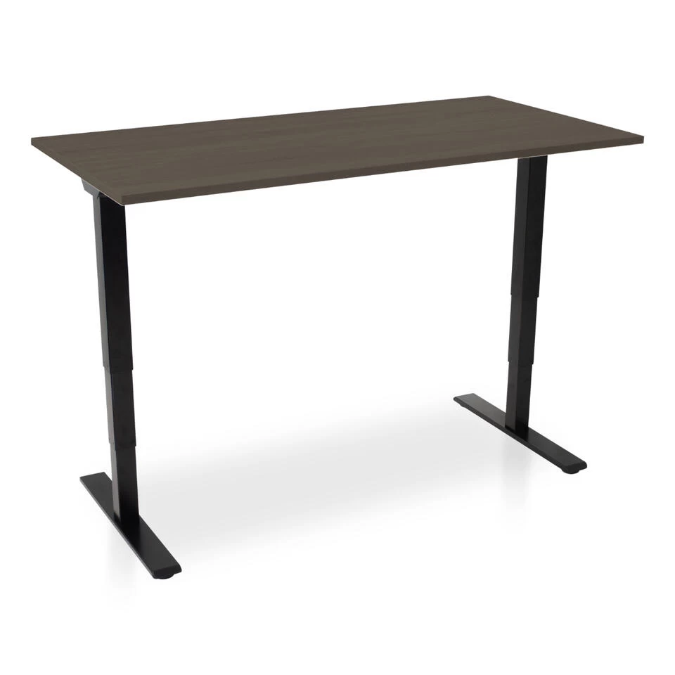 MRC COMFORT Elektrisch Zit Sta Bureau - 180x80 - Bruin Eiken - Afbeelding 2