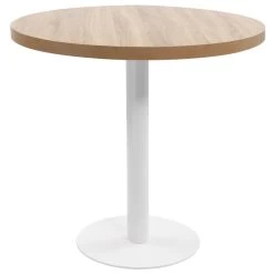 VidaXL Bistrotafel 80 Cm MDF Lichtbruin