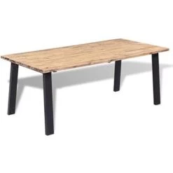VidaXL Eettafel 170x90 Cm Massief Acaciahout