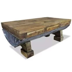 VidaXL Salontafel 90x50x35 Cm Massief Gerecycled Hout