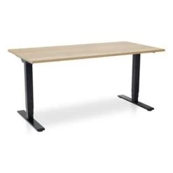 MRC COMFORT Elektrisch Zit Sta Bureau - 180x80 - Robuust Eiken