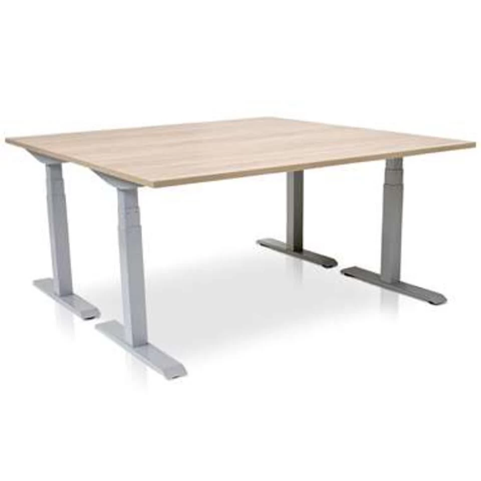 MRC PRO Elektrisch ARBO Zit-sta Bureau - 160x80 Cm - Midden Eiken - Afbeelding 4