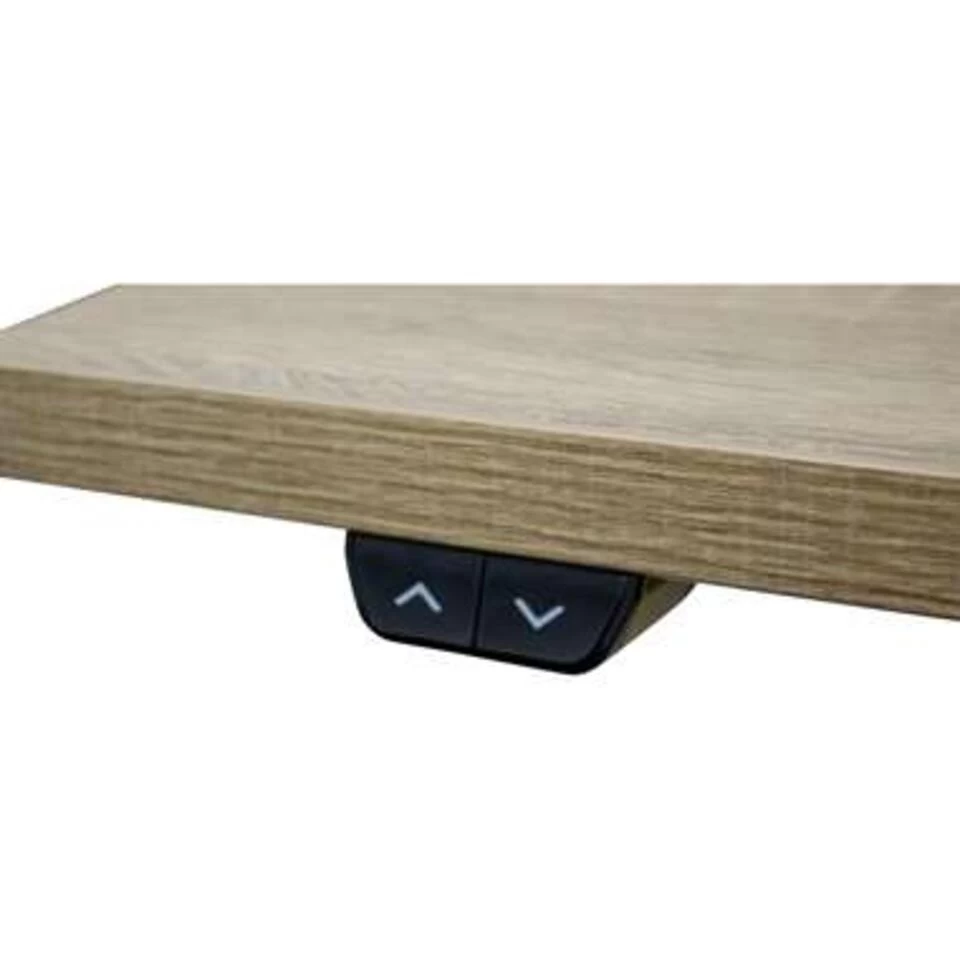 MRC EASY Set - Zit-sta Bureau + Bureaustoel - 140x80 - Bruin Eiken - Afbeelding 2