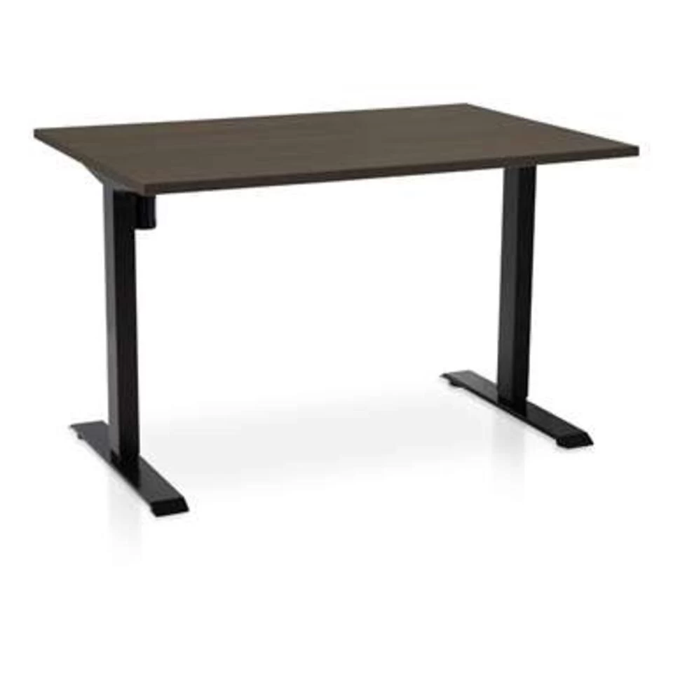 MRC EASY Set - Zit-sta Bureau + Bureaustoel - 140x80 - Bruin Eiken - Afbeelding 4