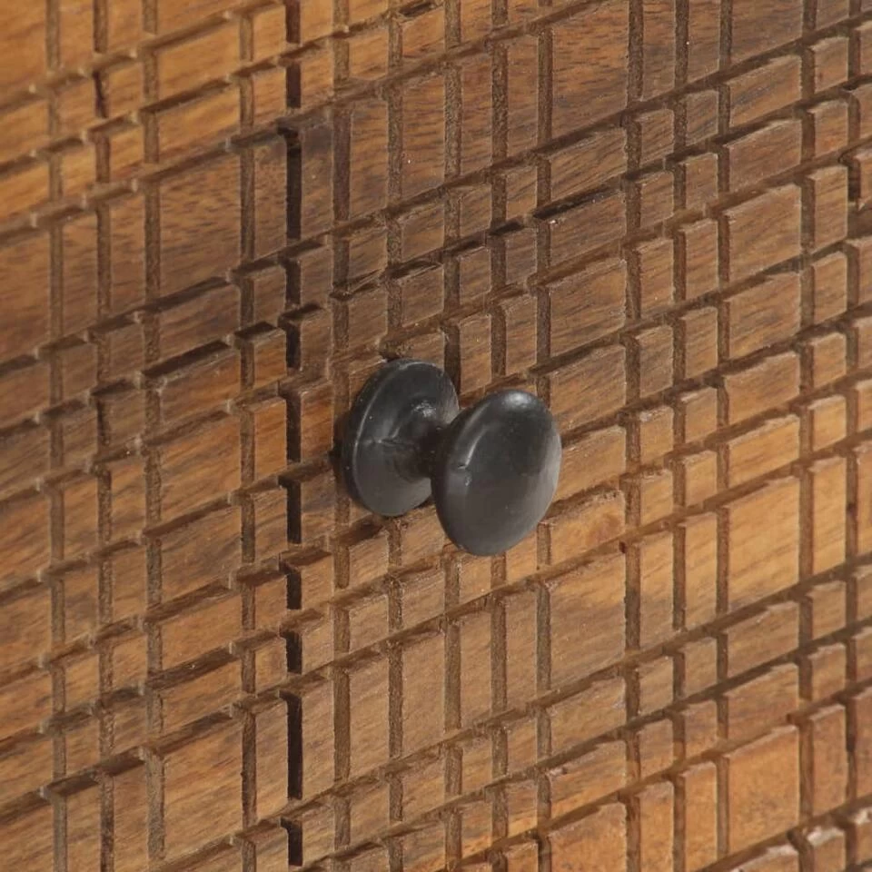 VidaXL Salontafel 90x45x40 Cm Massief Mangohout - Afbeelding 2