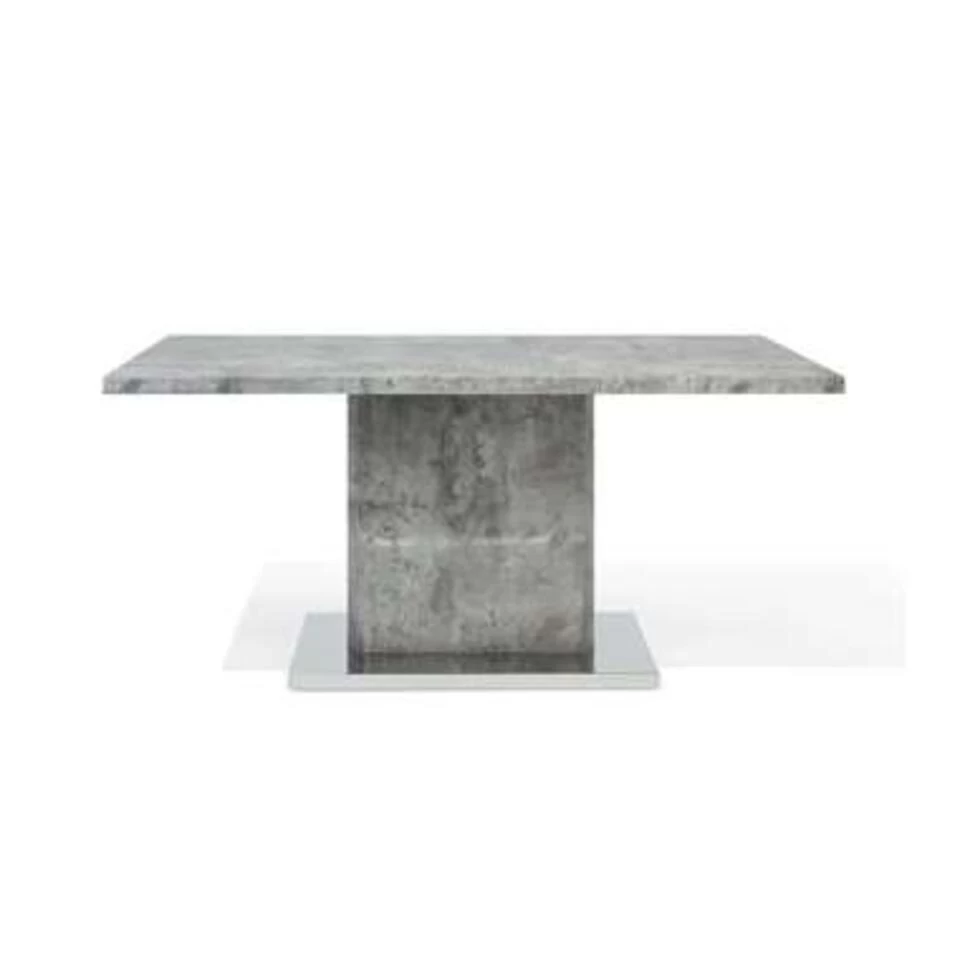 Beliani Eettafel PASADENA - Grijs Mdf - Afbeelding 3