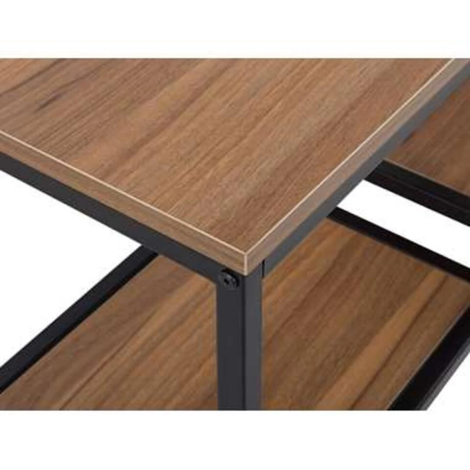 Beliani Consoletafel BELMONT - Donkere Houtkleur Mdf - Afbeelding 4
