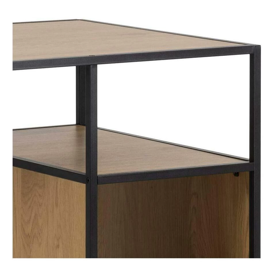 Sohome Bartafel Joannie - Eiken En Metaal - 120 X 60cm - Afbeelding 4