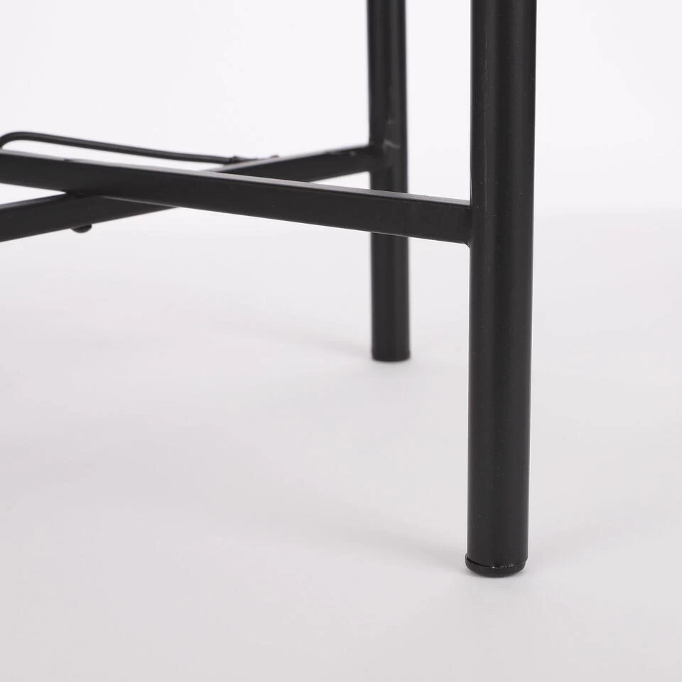 Mica Decorations Kaj Bijzettafel - H51 X Ø44,5 Cm - Rotan - Bruin - Afbeelding 3