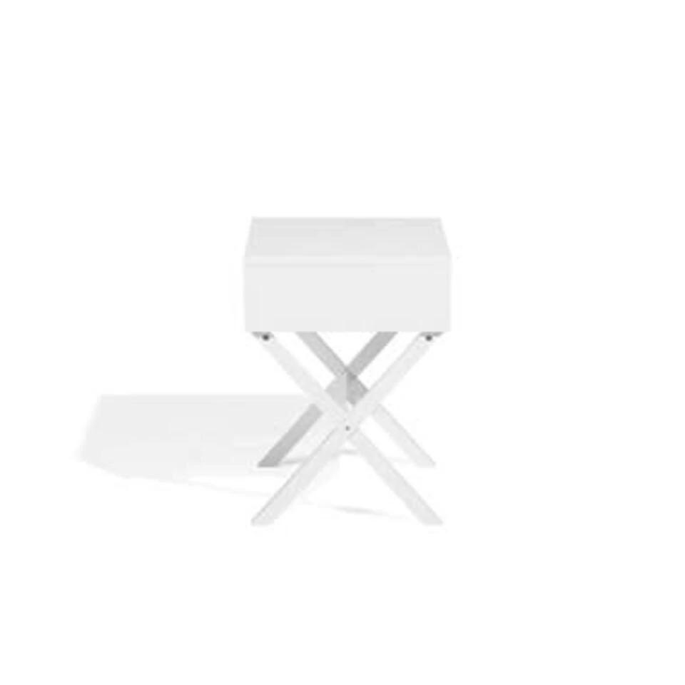 Beliani Nachtkast MONROE - Wit Mdf - Afbeelding 3