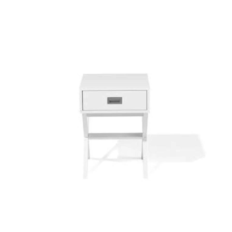 Beliani Nachtkast MONROE - Wit Mdf - Afbeelding 2