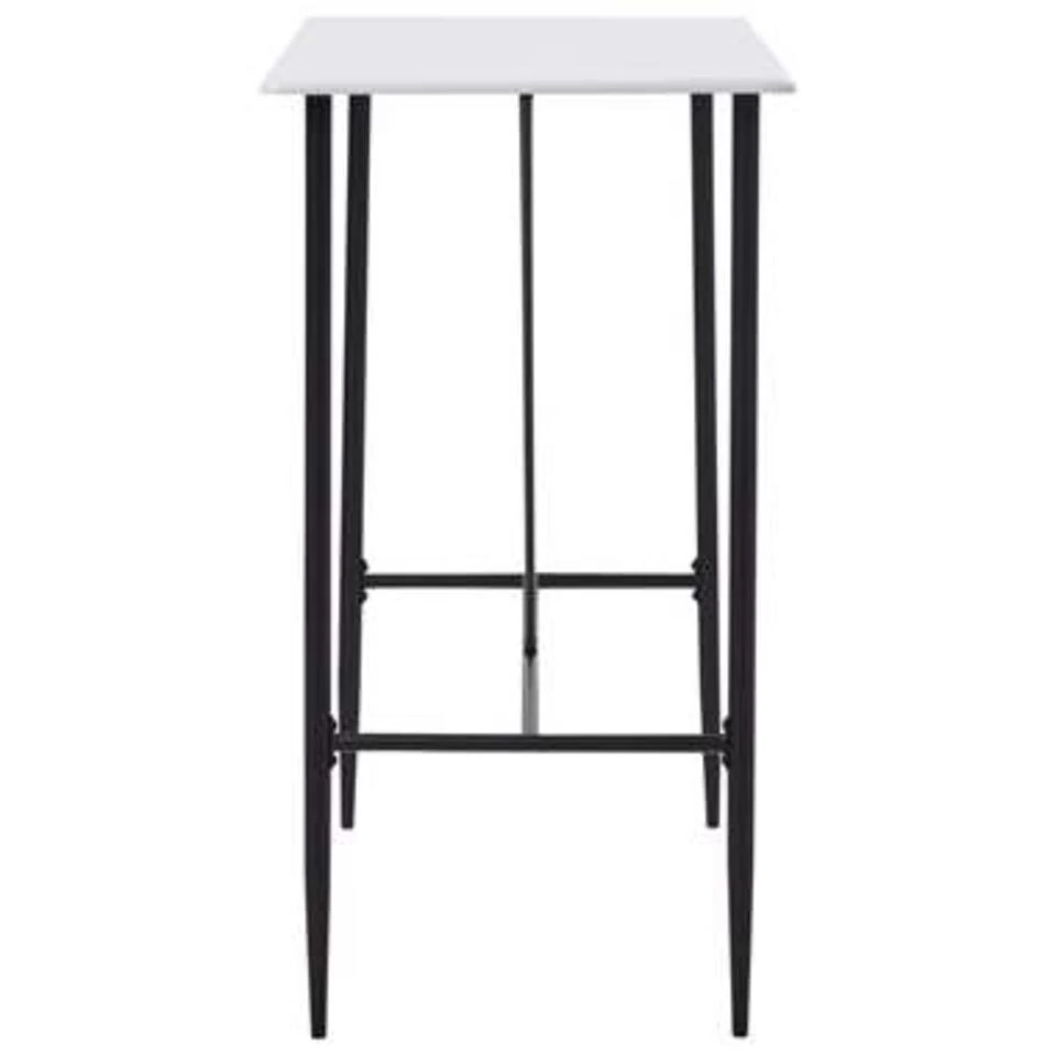 VidaXL Bartafel 120x60x110 Cm MDF Wit - Afbeelding 3