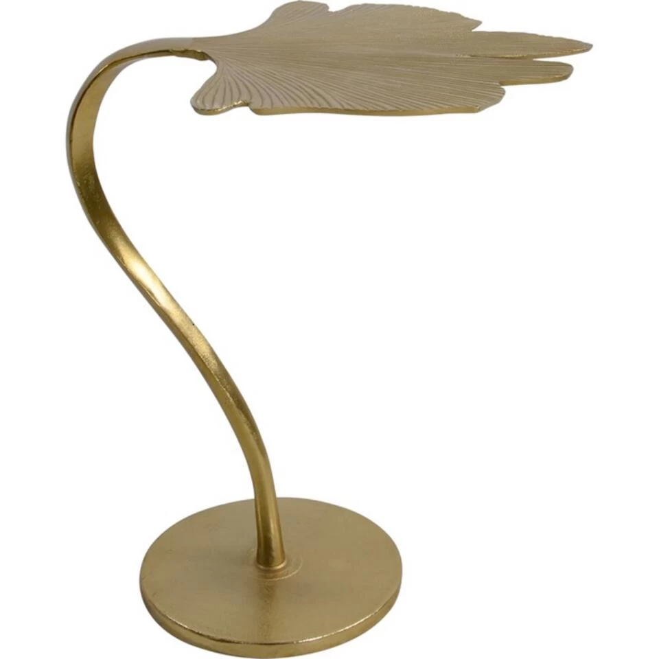 Ginkgo Bijzettafel Goud - Aluminium - Goudkleurig - Afbeelding 2