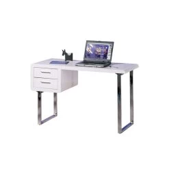 Bureau Claude - Wit - 76x120x55 Cm