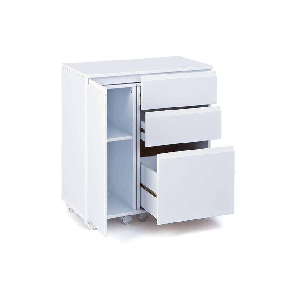 Bureau Fix - Wit - 72x66x36 Cm - Afbeelding 3