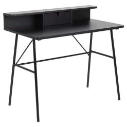 Bureau Molde - Zwart - 88,8x100x55 Cm