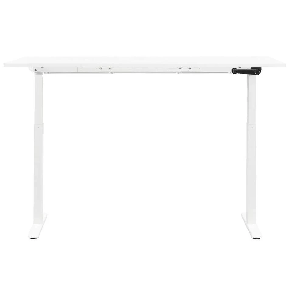 Bureau Homeworx Zit/sta Handmatig Verstelbaar – Wit/wit - 75/118x160x80 Cm - Afbeelding 4