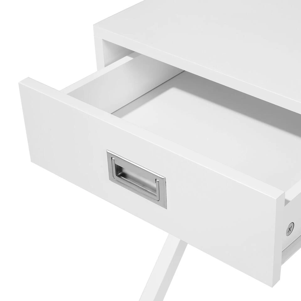 Beliani Nachtkast MONROE - Wit Mdf - Afbeelding 4