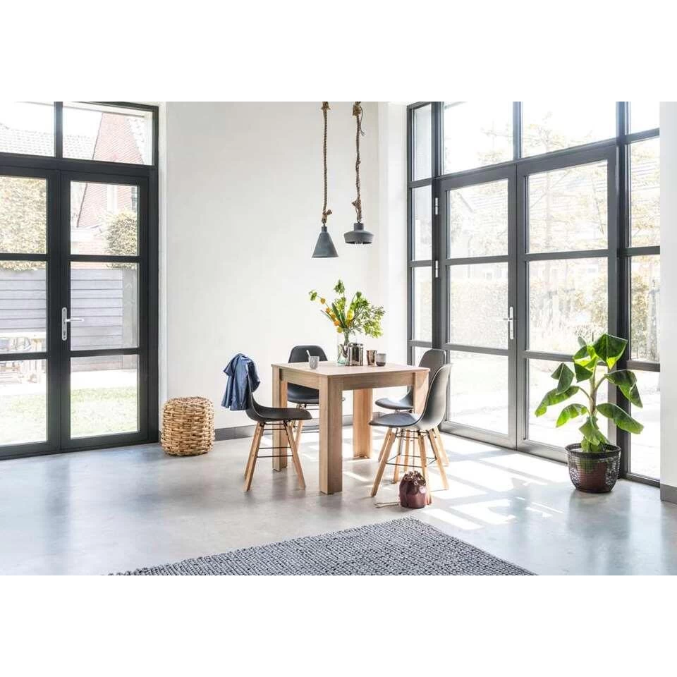 Eetkamertafel Sepp - Eikenkleur - 75x80x80 Cm - Afbeelding 4